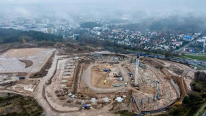 Nacionalinio stadiono statybos Vilniuje. „Narestos“ nuotr.