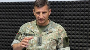 Gen. Raimundas Vaikšnoras, Lietuvos kariuomenės vadas. Juditos Grigelytės (VŽ) nuotr.