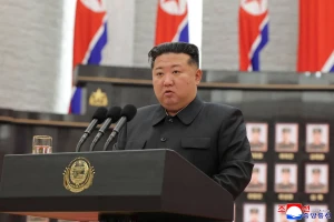 Šiaurės Korėjos diktatorius Kim Jong Unas. AFP / „Scanpix“ nuotr.