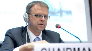 Rytis Paulauskas, diplomatas. Jean Marc Ferre. Jungtinių Tautų nuotrauka. 