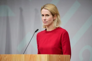 Kaja Kallas, ES užsienio politikos vadovė. Emilio Helmso (AFP / „Scanpix“) nuotr.