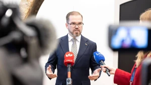 Robertas Kaunas, krašto apsaugos ministras. Juditos Grigelytės (VŽ) nuotr.