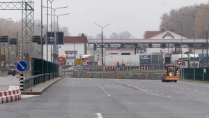 Uždarytas Medininkų pasienio punktas. Juditos Grigelytės (VŽ) nuotr.