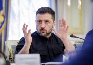 Volodymyras Zelenskis, Ukrainos prezidentas. Thomaso Koehlerio („Scanpix“) nuotr.