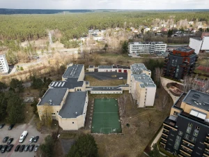 Buvę MRU pastatai Valakampiuose. Universiteto nuotr.