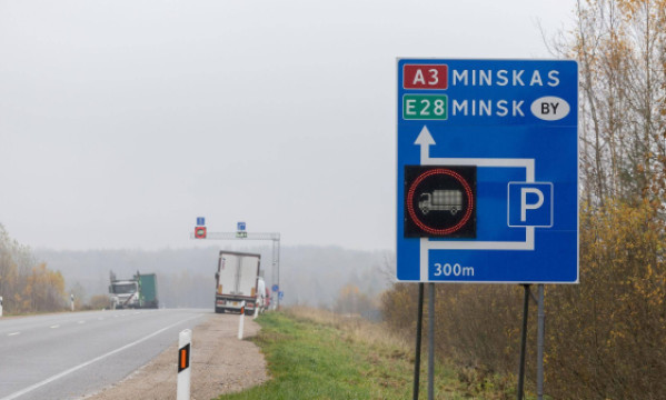 VSAT: vilkikai vis dar įstrigę Baltarusijoje