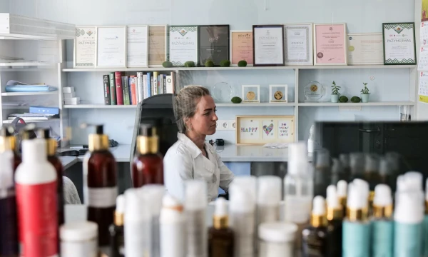 Rūta Merkytė-Elekšienė, prekės ženklo „Manilla“ įkūrėja, UAB „Dermofaktorius“ gamybos vadovė.  Vladimiro Ivanovo (VŽ) nuotr.