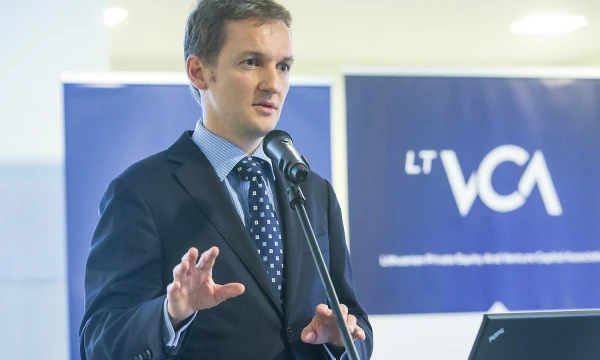 Kornelijus Čelutka,  rizikos kapitalo fondų valdymo bendrovės „BaltCap“ investicijų direktorius. Juditos Grigelytės (VŽ ) nuotr.