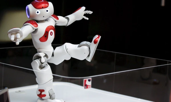„Aldebaran Robotics“ sukurtas NAO iki šiol buvo pasiekiamas tik mokymo ir slaugos įstaigoms, programinės įrangos kūrėjams bei mokslo ir tyrimų organizacijoms. Dabar jį gali nusipirkti visi. Thomaso Peterio („Reuters“/“Scanpix“) nuotr.