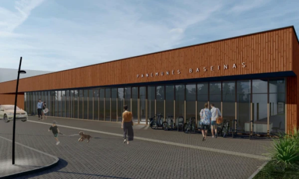 Panemunės baseino vizualizacija.