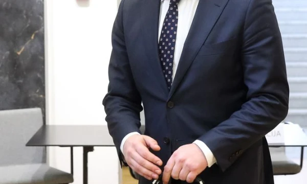 Klausimą dėl valstybės valdomo administracinio nekilnojamojo turto pertvarkos Vyriausybei pateikė finansų ministras Vilius Šapoka. Vladimiro Ivanovo (VŽ) nuotr.