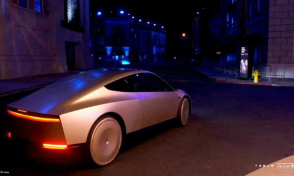 „Cybercab“ demonstracija. „Reuters“ / „Scanpix“ nuotr.