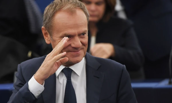Europos Tarybos prezidentas Donaldas Tuskas. Frederick Florin (AFP/„Scanpix“) nuotr. 
