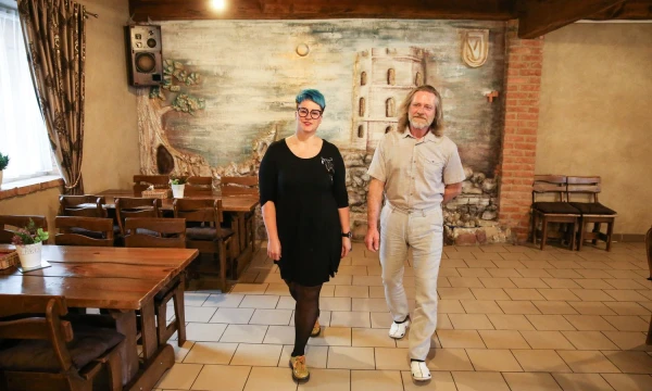 Juozas Vilkenis ir Kristina Vilkenytė, „Vilkentos“ bendraturčiai, didelės plėtros nenumato, nes nori išlaikyti ir vynininkystės, ir maitinimo šeimos verslo modelį. Vladimiro Ivanovo (VŽ) nuotr.