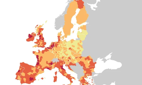 Teritorijos, kuriose galima didžiausia įvairių gamtos katastrofų rizika.
