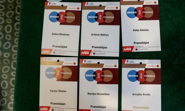 „Įmonių finansai 2016“ – konferencija vadovams ir finansų vadovams. Vladimiro Ivanovo (VŽ) nuotr.