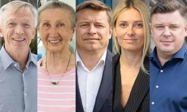 A. Avulis, G. Zaveckienė, R. Sklepovičius, G. Karosaitė, E. Kinderis. VŽ montažas