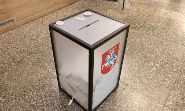 Seimo rinkimai, balsavimas. Juditos Grigelytės (VŽ) nuotr.