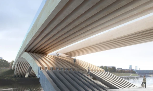 Projektas „Alberto tiltas“. Bendrovės vizualizacija.