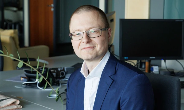 Mantas Skardžius, „Luminor“ vyresnysis portfelių valdytojas. Vladimiro Ivanovo (VŽ) nuotr..