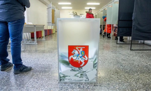Savivaldybių merų ir tarybų rinkimai 2019 Medeinos rinkimų apylinkėje Vilniuje. Juditos Grigelytės (VŽ) nuotr.