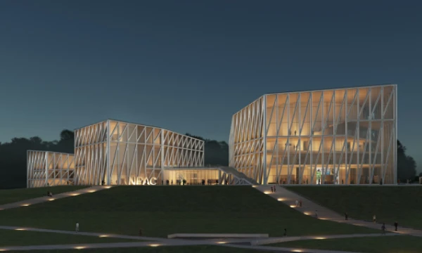 Nacionalinė koncertų salė, vizualizacija. Ispanų architektūros studija „Arquivio architects“. 