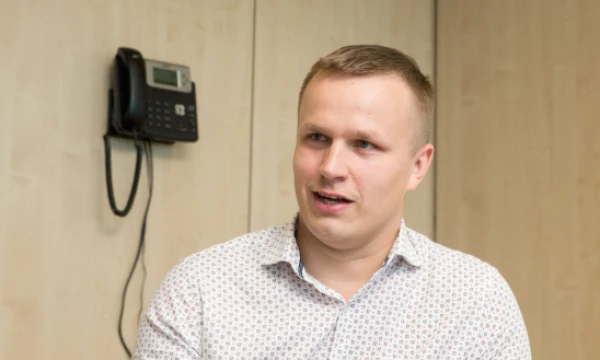 Martinsas Libertsas, paskolų verslui platformos „Debitum Network“ vienas iš įkūrėjų. Juditos Grigelytės (VŽ) nuotr.