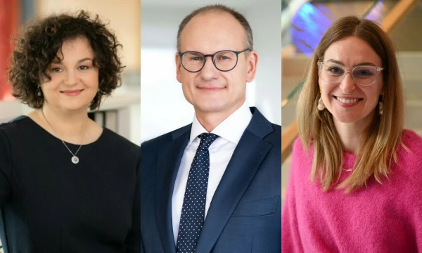 Iš kairės: T. Ihnatovich, „Maxima LT“ Personalo departamento vadovė,  K. Broniukaitis, „InMedica“ direktorius, ir R. Račkauskė, „Danske Bank“ Lietuvoje Talentų pritraukimo komandos vadovė. VŽ koliažas.