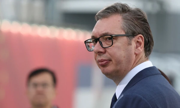 Aleksandras Vučičius, Serbijos prezidentas. Marko Djuričiaus („Reuters“ / „Scanpix“) nuotr.