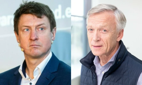Madis Raidma, „East Capital Real Estate“ generalinis direktorius, Arvydas Avulis, „Hanner“ valdybos pirmininkas. VŽ koliažas.
