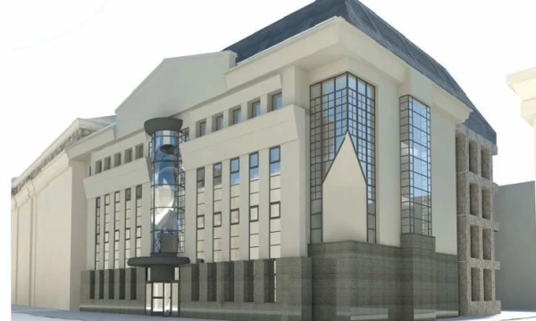 Bendrovės vizualizacija.