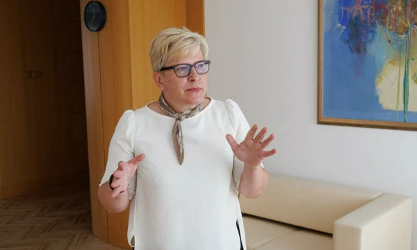 Kandidatė į prezidentus, ministrė pirmininkė Ingrida Šimonytė. Vladimiro Ivanovo (VŽ) nuotr.