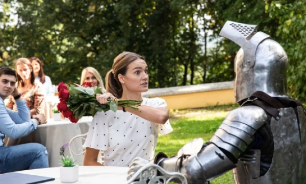 Pelningiausias praėjusių metų filmas Lietuvos kino teatruose –  „Tobulas pasimatymas“. Kadras iš kino filmo. 