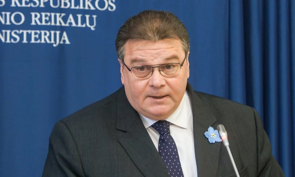 Linas Linkevičius, Lietuvos užsienio reikalų ministras: „Dabar derybos neprasideda todėl, kad nė pati JK nežino, ko ji sieks tose derybose, kaip sakoma – kaip toli žada išeiti“. 
 Juditos Grigelytės (VŽ) nuotr.