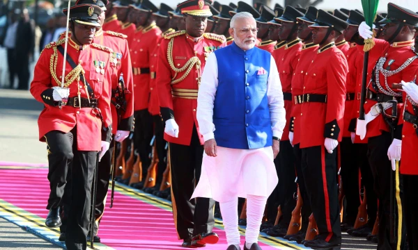 Narendra Modi, Indijos premjeras. Saado Saido („Reuters“ / „Scanpix“) nuotr.