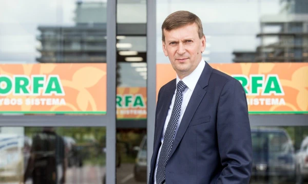 Dainius Dundulis, UAB „Rivona“ generalinis direktorius ir „Norfos“ prekybos tinklą valdančios UAB „Norfos mažmena“ valdybos pirmininkas. Juditos Grigelytės (VŽ) nuotr.