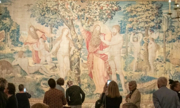 Parodoje „Žygimanto Augusto gobelenai Vilniuje“. Valdovų rūmų muziejaus nuotr.