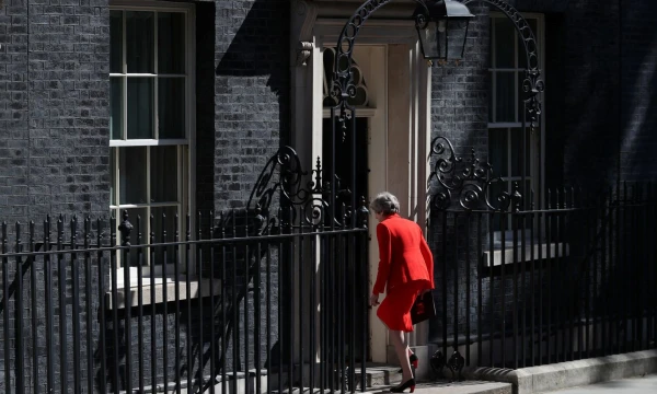 Theresa May, JK premjerė. Hannah McKay (Reuters“ / „Scanpix“) nuotr. 