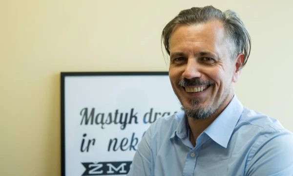 Saulius Petrulis, leidyklos „Eugrimas“ vadovas. Vladimiro Ivanovo (VŽ) nuotr.