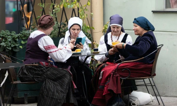 Vilniaus miestas Dainų šventės metu. Juditos Grigelytės (VŽ) nuotr.