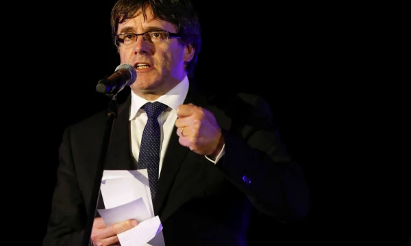 Katalonijos prezidentas Carlesas Pugdemontas. „Reuters“ / „Scanpix“ nuotr.
