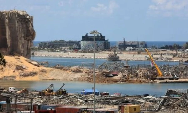 Beiruto uostas po sprogimo. Anwaro Amro (AFP / „Scanpix“) nuotr. 