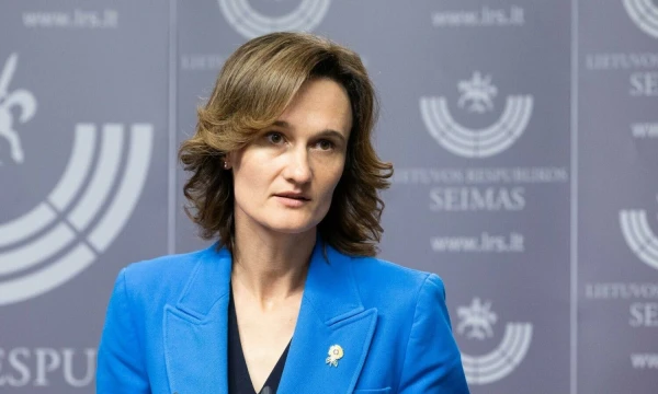 Viktorija Čmilytė-Nielsen, Seimo pirmininkė. Juditos Grigelytės (VŽ) nuotr.