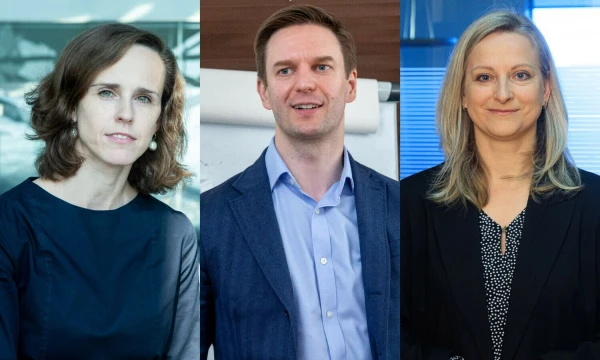 Iš kairės: A. Jonaitytė-Karalienė „Swedbank“ personalo ir infrastruktūros tarnybos vadovė, V. Lenktys, UAB „Finėjas“ generalinis direktorius, R. Alonderienė, „Devbridge“ žmonių ir organizacijos vystymo direktorė. VŽ koliažas.