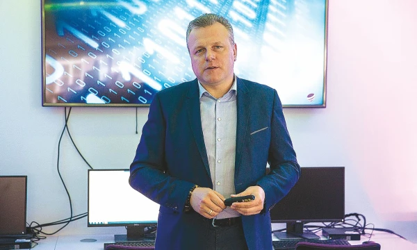 Vytautas Bučinskas, „Telia Lietuvos“ operacinės veiklos efektyvumo vadovas. Vladimiro Ivanovo (VŽ) nuotr.