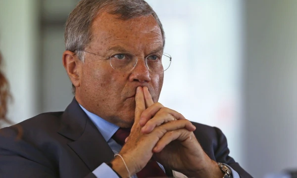 Martinas Sorrellis, WPP vadovas. Neilo Hallo („Reuters“ / „Scanpix“) nuotr.
