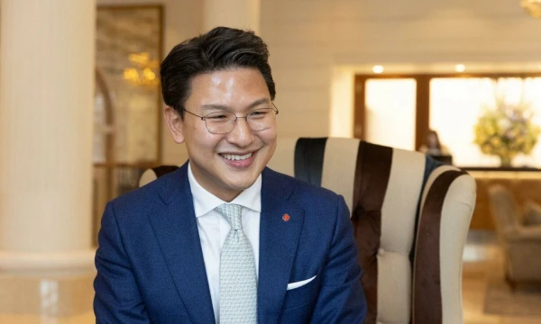 Richardas Lee, Pietų Korėjos biofarmacijos bendrovės „Lotte Biologics“ generalinis direktorius. Juditos Grigelytės (VŽ) nuotr.