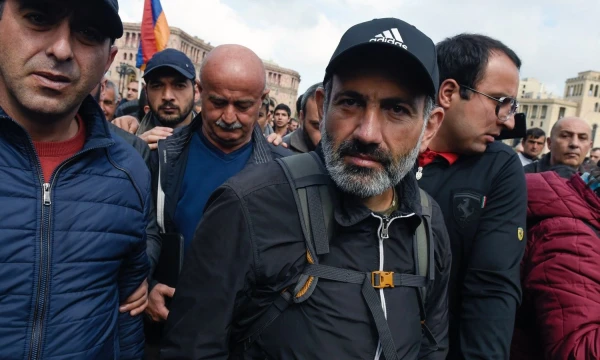 Protestai Armėnijoje. Asaturo Jesajanco („Sputnik“ / „Scanpix“) nuotr.