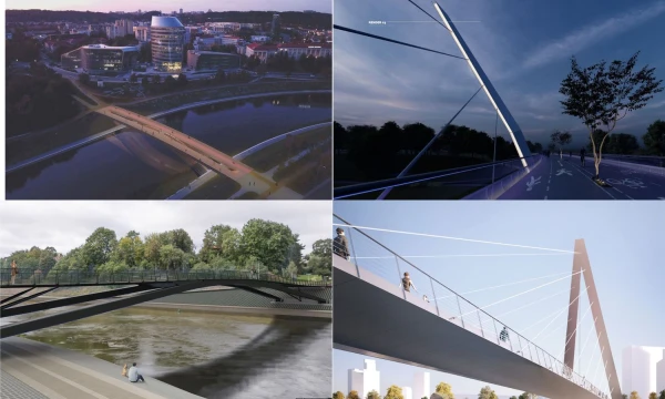 VŽ montažas, autorių vizualizacijos.