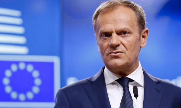 Donaldas Tuskas, EVT pirmininkas. Ye Pingfan („Xinhua“ / „Scanpix“) nuotr.
